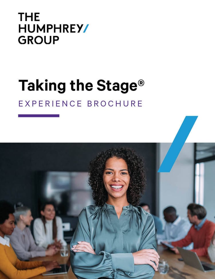 Taking the Stage Brochure